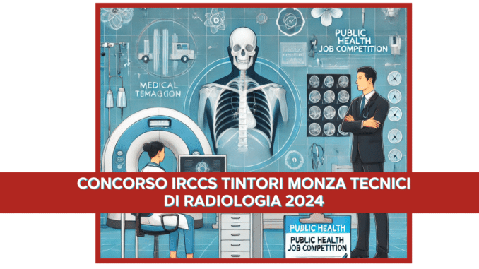 Concorso Irccs Tintori Monza Tecnici di Radiologia 2024 - 2 posti a tempo determinato per laureati