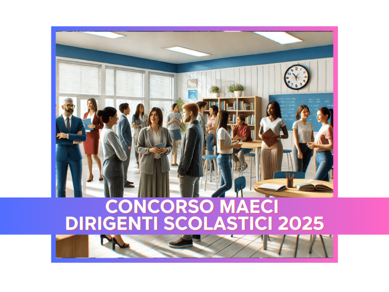 Concorso MAECI dirigenti scolastici 2025