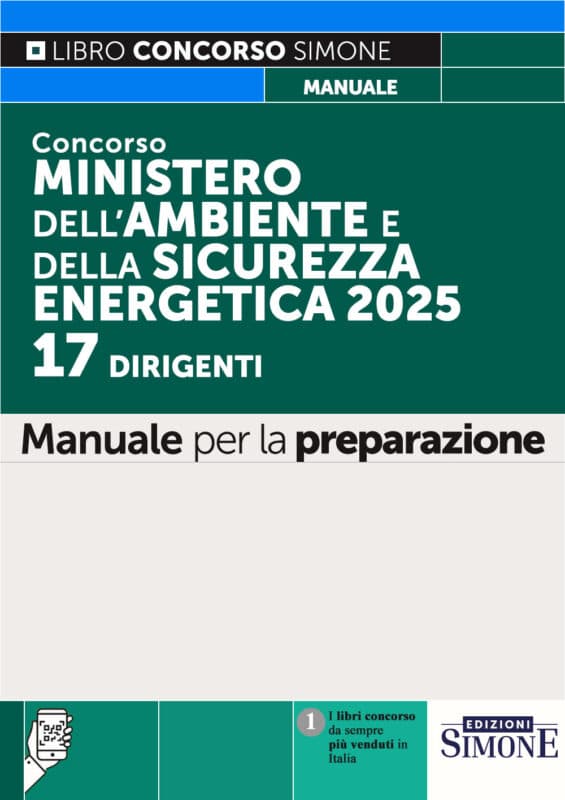 Manuale Concorso Dirigenti MASE 2025 – Per la preparazione