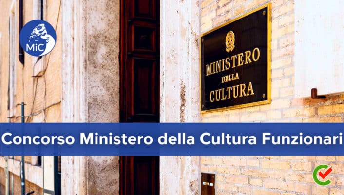 Quiz Concorso 518 Posti Ministero Della Cultura – Banche Dati