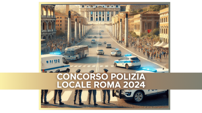 Concorso Polizia Locale Roma 2024 - 700 posti in arrivo in vista del Giubileo