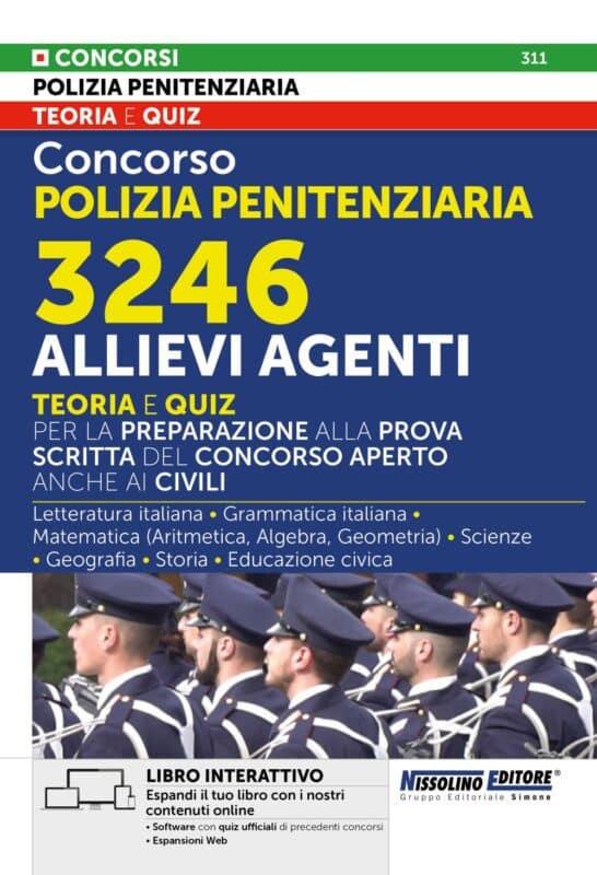 Manuale Concorso Allievi Agenti Polizia Penitenziaria – Per la preparazione