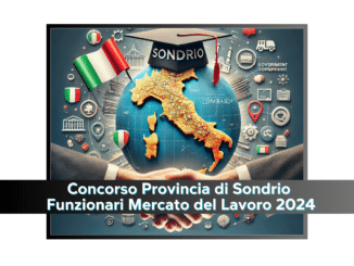 Concorso Provincia di Sondrio funzionari mercato del lavoro 2024