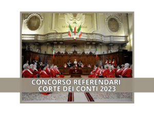 Concorso Referendari Corte dei Conti 2023 - 41 posti per laureati