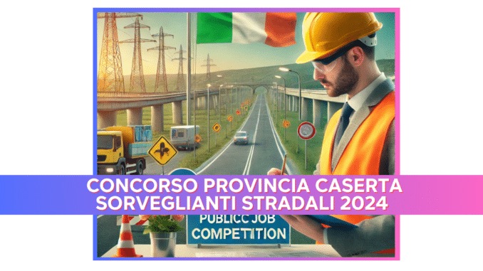 Concorso Provincia Caserta Sorveglianti Stradali 2024 - 11 posti a tempo indeterminato, anche con terza media