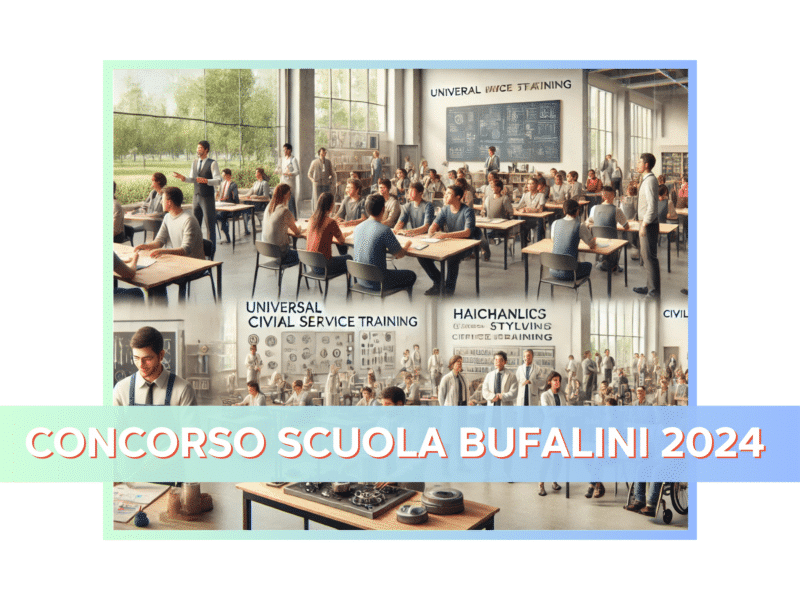 Concorso Scuola Bufalini 2024 - 21 posti aperto ai diplomati