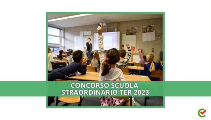 Concorso Docenti Scuola Straordinario TER 2023/2024