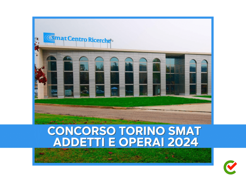 Concorso Torino SMAT Addetti e Operai 2024