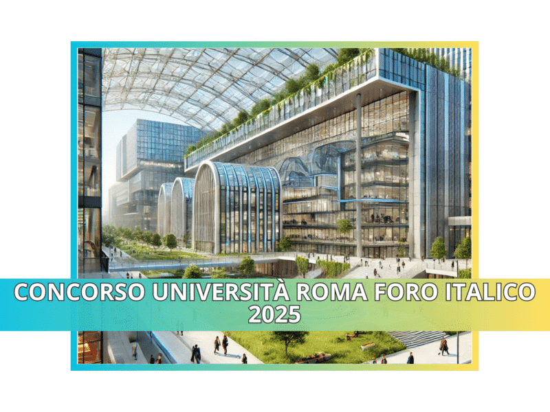 Concorso Università Roma Foro Italico 2025