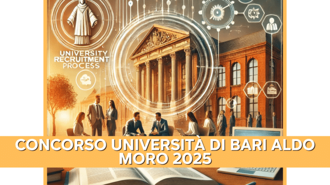 Concorso Università di Bari Aldo Moro 2025