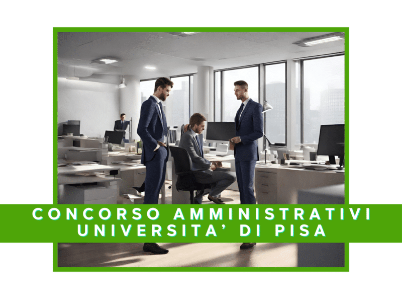 Concorso Università di Pisa 2024 per 15 posti, diplomati, Bando