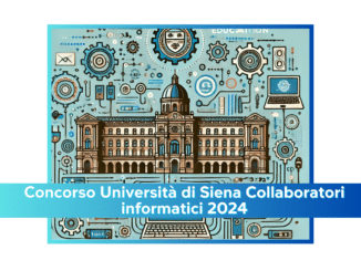 Concorso Università di Siena collaboratori informatici 2024