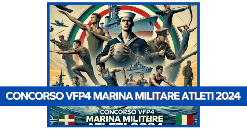 Concorso VFP4 Marina Militare Atleti 2024 - 15 posti con terza media