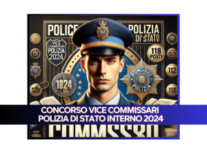 Concorso Vice Commissari Polizia di Stato Interno 2024