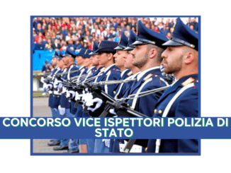 Concorso Vice Ispettori 1000 posti