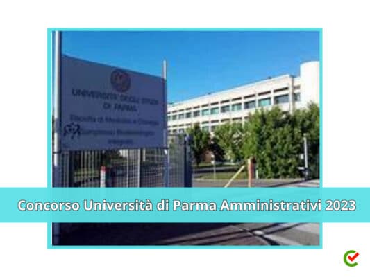 Concorso Università Di Parma Area Amministrativa 2023 3 Posti