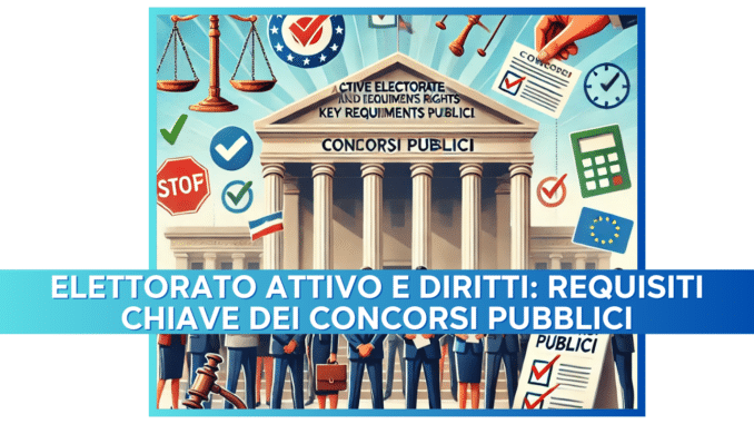 Elettorato attivo e diritti: requisiti chiave dei concorsi pubblici