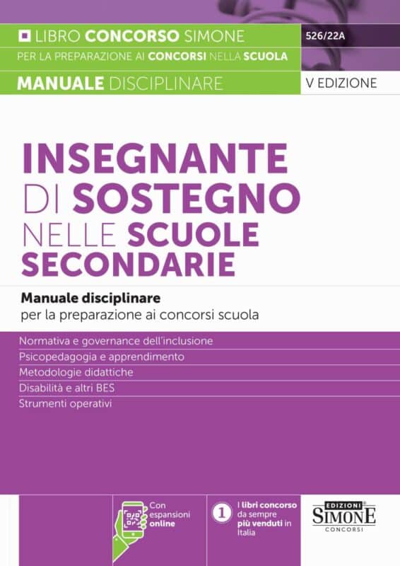 Manuale Insegnante di Sostegno nelle Scuole Secondarie – Per la preparazione