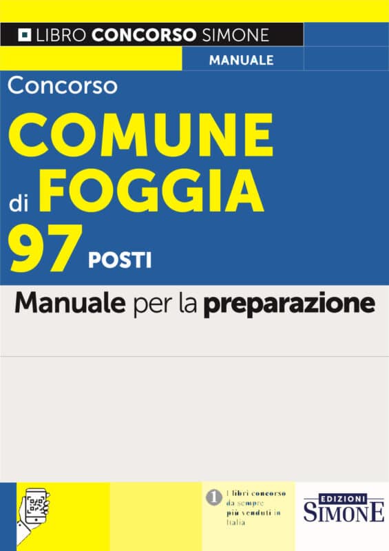 Manuale Concorso Comune di Foggia 2024 – Per la preparazione