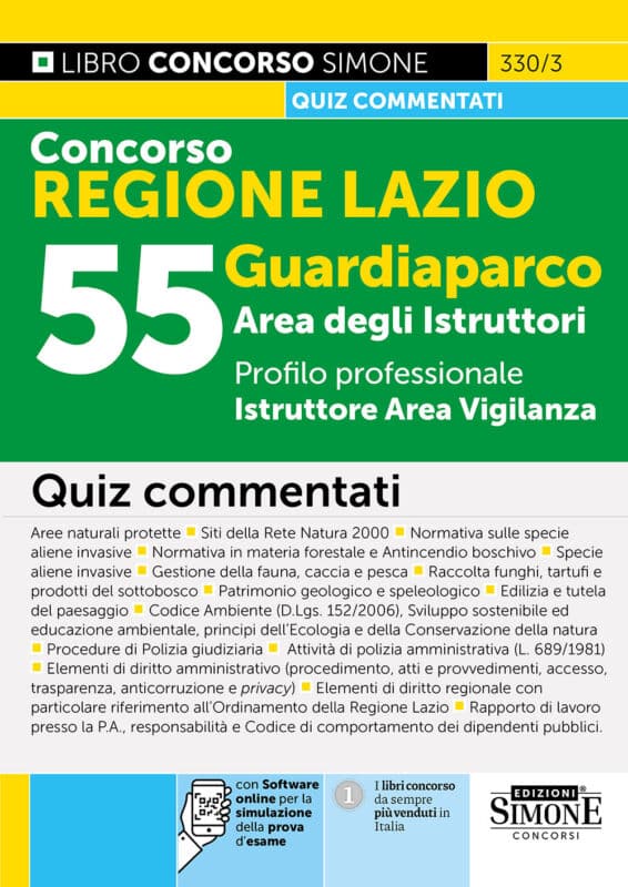 Manuale Concorso Regione Lazio 2025 – 55 Istruttori Vigilanza Guardiaparco