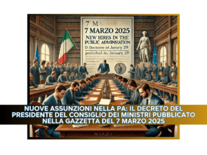 Nuove Assunzioni nella PA: Il Decreto del Presidente del Consiglio dei Ministri pubblicato nella Gazzetta del 7 marzo 2025