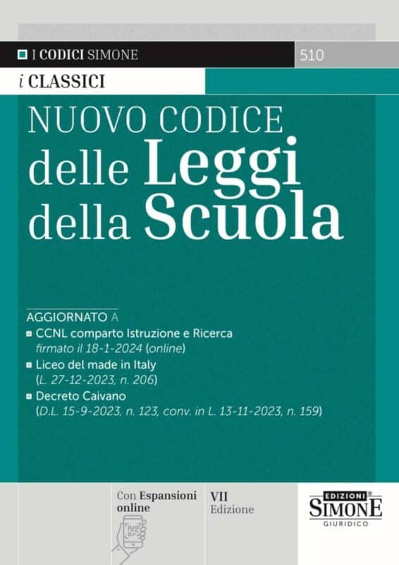 Nuovo Codice delle Leggi della Scuola – Per la preparazione