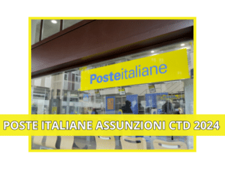 POSTE ITALIANE ASSUNZIONI CTD 2024