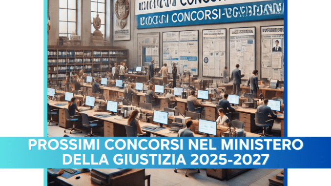 Prossimi Concorsi nel Ministero della Giustizia 2024-2025: 14mila posti di lavoro previsti dal PIAO