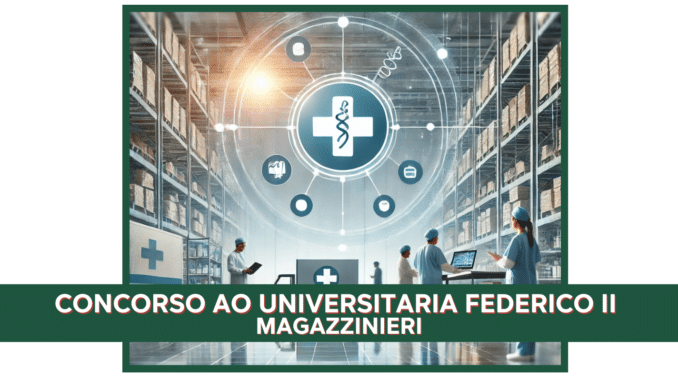 Concorso AO Universitaria Federico II Magazzinieri 2024 - 7 posti con licenza media