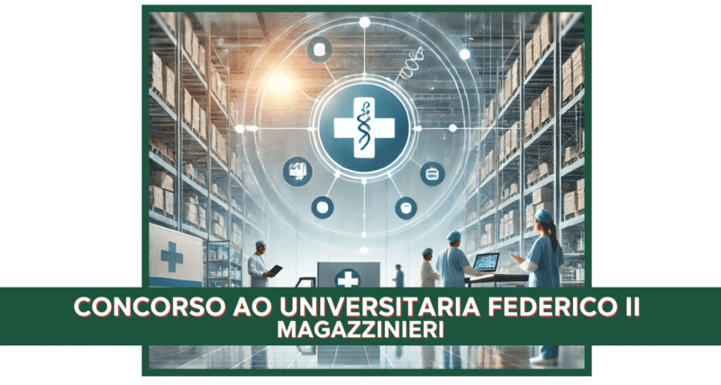 Concorso AO Universitaria Federico II Magazzinieri 2024 - 7 posti con licenza media