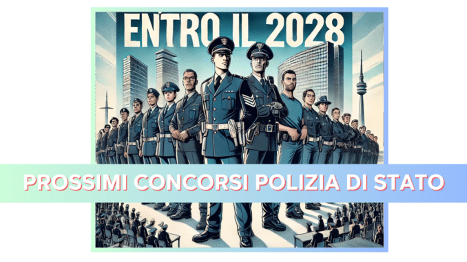 Prossimi Concorsi Polizia di Stato: aumentano i posti e 20mila assunzioni per allievi agenti entro il 2028