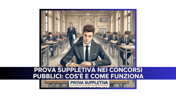 Prova Suppletiva nei Concorsi Pubblici: Cos'è e Come Funziona