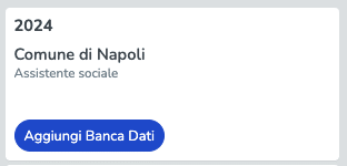 Banca dati per assistente sociale - Concorso Comune di Napoli 2024