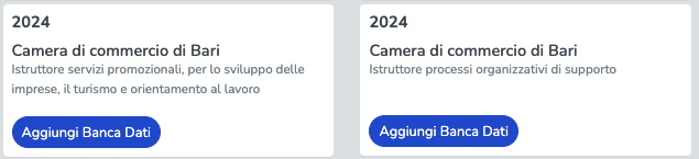 Concorso Camera di Commercio Bari Istruttori e Funzionari banche dati di esercitazione 