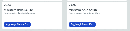 banche dati UFFICIALI presenti sul simulatore: in base alla "Famiglia" di Funzionari. 