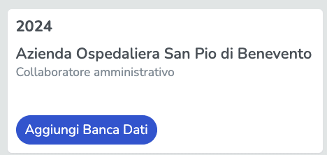 Banca dati esercitazione san pio collaboratori