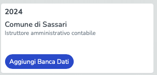 Comune di Sassari Istruttore amministrativo contabile - Banca dati di esercitazione (NON UFFICIALE).