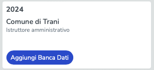 Banca dati di esercitazione - Comune di Trani per Istruttori Amministrativi 