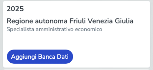 Banca dati di esercitazione - Concorso Regione Friuli Venezia Giulia - Specialista Amministrativo economico