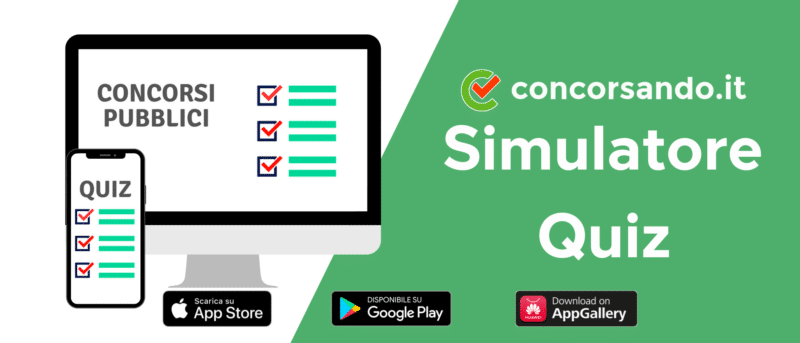 Quiz Concorsi - Esercitati con il Simulatore Concorsando.it