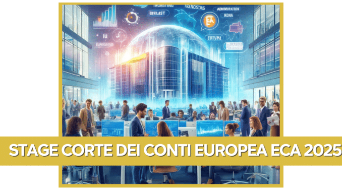 Stage Corte dei Conti Europea ECA 2025 - Ad Aprile aprono le domande per la nuova sessione