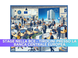 Stage nella BCE 2025 - Tirocini presso la Banca Centrale Europea