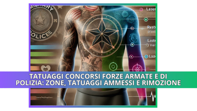 Tatuaggi Concorsi Forze Armate e di Polizia: Zone, tatuaggi ammessi e rimozione