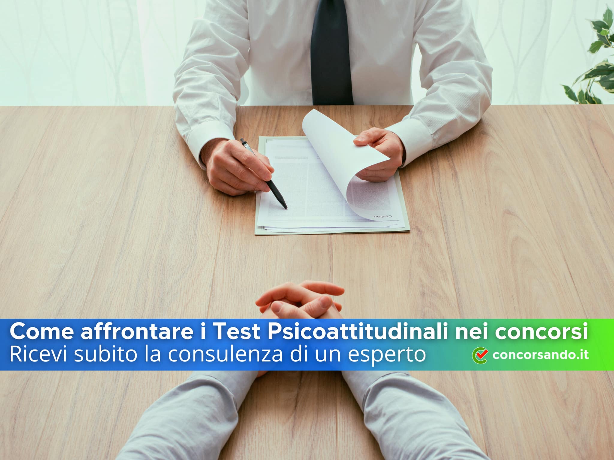 Test Psicoattitudinali Per Concorsi Pubblici - Servizio Di Consulenza