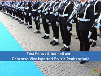 Test Psicoattitudinali per il Concorso Vice Ispettori Polizia Penitenziaria