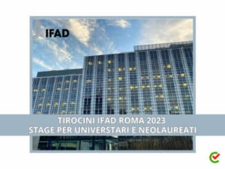 Tirocini IFAD Roma 2023 - Stage per universitari e neolaureati