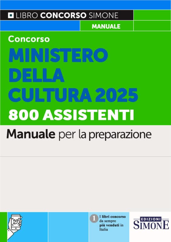 Manuale Concorso Ministero della Cultura 2025: 800 assistenti