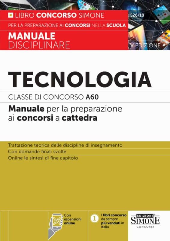 MANUALE TECNOLOGIA – Classe di concorso A60 (ex A033)