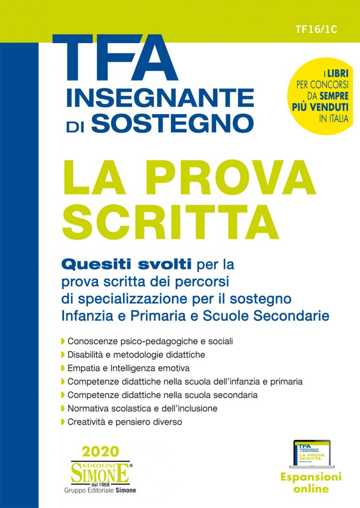 TFA Sostegno 2021 – Come studiare